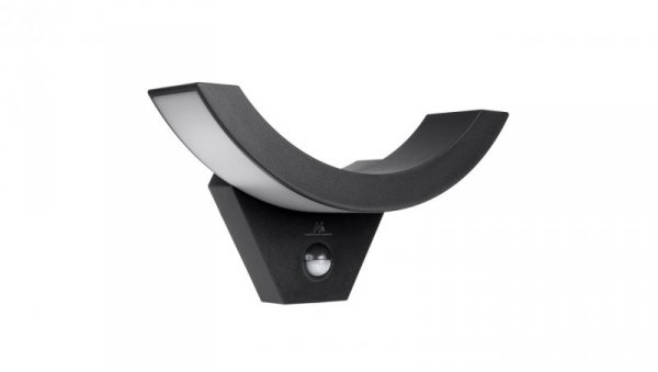 Lampa LED z czujnikiem ruchu na podczerwień MCE290 B 800lm 10W IP54 Maclean Energy kolor czarny