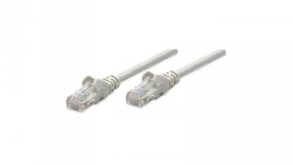 Patch Cord Cat6 UTP 0,5M Szary 100 Miedź 340427