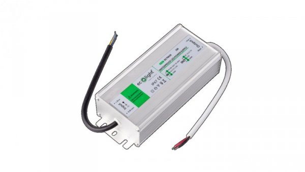 Zasilacz LED hermetyczny IP67 100W 12V 8,33A 164 x 65 x 40 mm EC79610