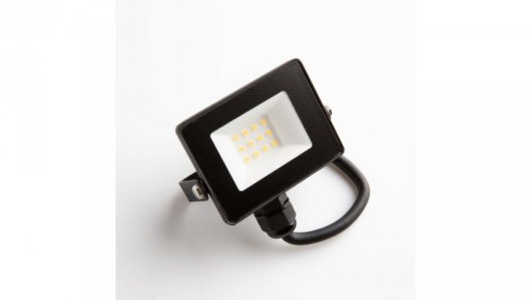 Naświetlacz led 10W 900LM AC230V IP65 kąt świecenia 120 neutralna biała 4000K czarny EC79854