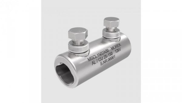 Złączka śrubowa MSCL150 Al/Cu 25-150mm² 12kV 2xśruba aluminiowa zrywalna MSCL1502A00