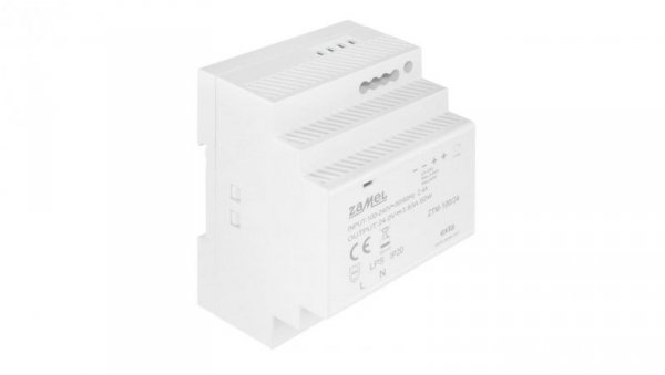 Zasilacz impulsowy montowany na szynie TH-35 (DIN) 100W 24V DC typ: ZTM-100/24 EXT10000286