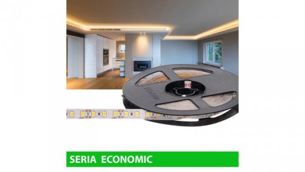 Taśma 12V 5m 600 led 50W biała ciepła smd2835