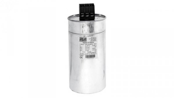Kondensator 37,5kvar 440V Cn=3x205,52µF In=3x49,26A O145x296mm