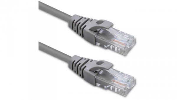 Qoltec Kabel Patchcord UTP CAT5e 2 x RJ-45 1m High speed Gold