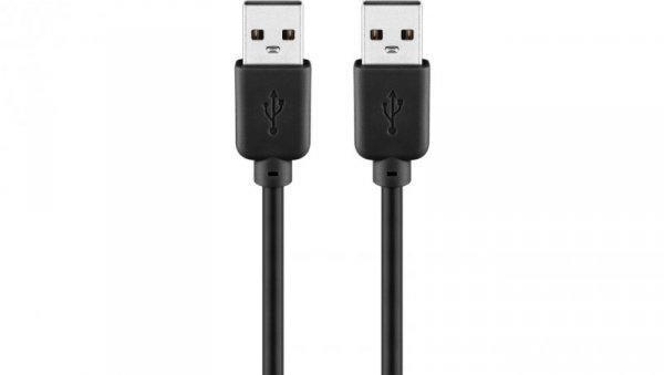 Kabel USB 2.0 Hi-Speed 3 m, czarny - Długość kabla 3 m