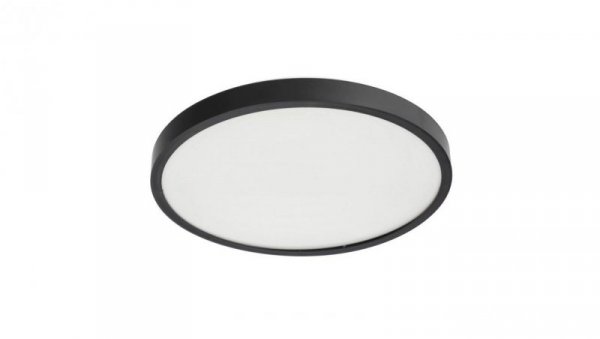 Plafon LED PERETI 24W czarny pierścień 35cm, 4000K barwa neutralna, 2400lm, IP44, 220-240V EDO777614 EDO Solutions