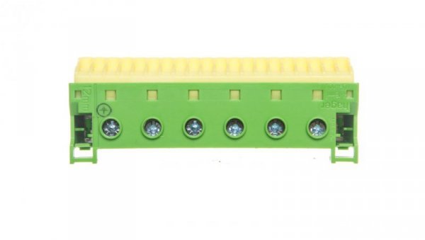 Blok samozacisków 63A QC zielony 26 przyłączy 33x105x105mm KN26E