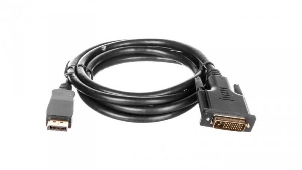 Kabel adapter DisplayPort 1.2 / DVI-D 2m czarny 51961