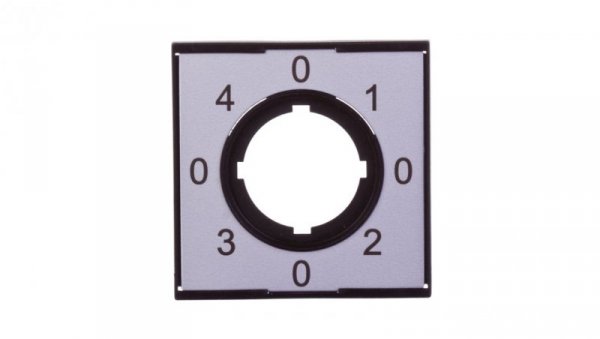 Tabliczka opisowa aluminium kwadratowa 0-1-0-2-0-3-0-4 M22-XCK2 279435