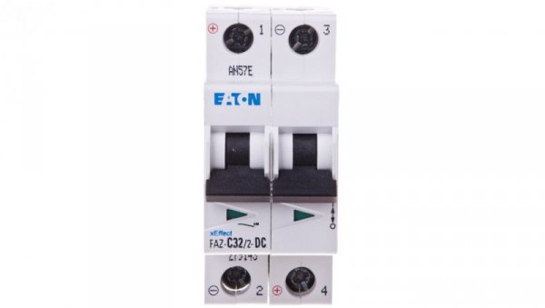 Wyłącznik nadprądowy 2P C 32A 15kA DC FAZ C32/2-DC 279143