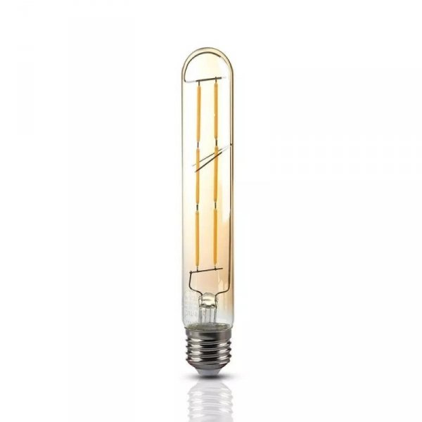 Żarówka LED V-TAC 6W T30 E27 Filament Bursztyn 30x185mm VT-2006-N 2200K 600lm