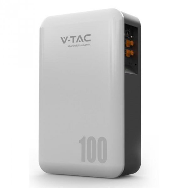 Magazyn Bank Energii V-TAC VESTWOODS Powerbank Ścienny 5,12kWh 51,2V IP65 VT-48100-W2 10 Lat Gwarancji