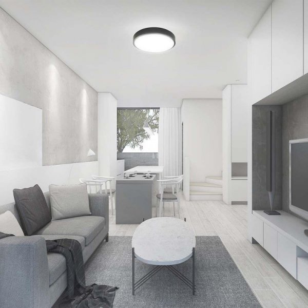 Plafon V-TAC 18W LED Okrągły 25cm Natynkowy IP44 Czarny VT-8618B 3000K 1830lm