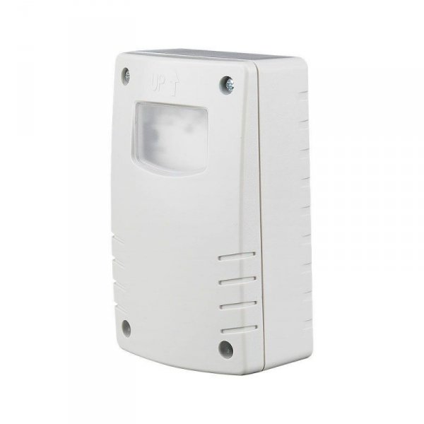 Czujnik Zmierzchu Światła z Timerem V-TAC 10A 2400W 3-500LUX IP65 VT-81007 5 Lat Gwarancji