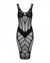 Sukienka siatkowa Obsessive D609 Dress