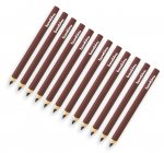 Kredka Bambino gruba trójkątna brązowa 12 szt