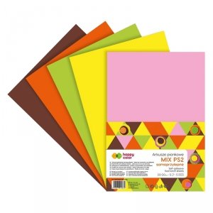Arkusze piankowe samoprzylepne Happy Color A4 0865 MIX 2