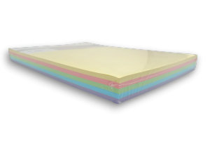 Papier kolorowy A4 250k 80g 5 kolorów PASTELOWYCH O-PEN 7009