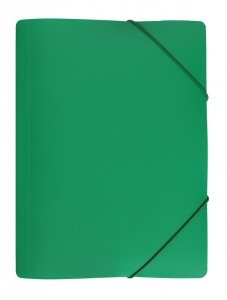 Teczka z gumką A4 ZIELONA