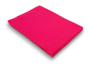 FILC DEKORACYJNY W ARKUSZU RÓŻOWY MIĘKKI 2mm A4 10 SZTUK