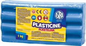 PLASTELINA ASTRA 1 KG 1000G NIEBIESKA