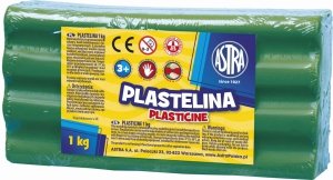 PLASTELINA ASTRA 1 KG 1000G ZIELONA