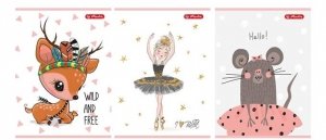 Herlitz Zeszyt A5 Cute linia 32 kartki dla dziewczynki 7204