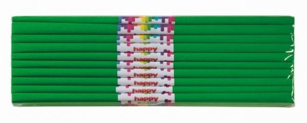 DUŻY ZESTAW DLA PRZEDSZKOLI 10X BIBUŁA 50X200 cm GDD ZIELONA