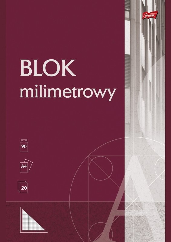 Blok milimetrowy A4 Unipap 2006
