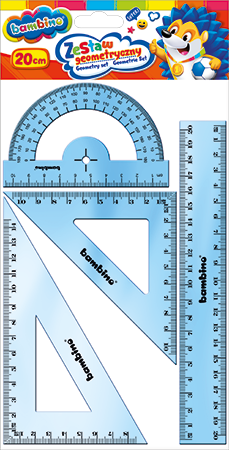Zestaw geometryczny BAMBINO 4 elementy 20 cm 8580