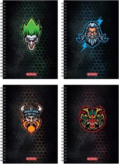 Kołobrulion A5 100k kratka Game Avatars Herlitz 4837