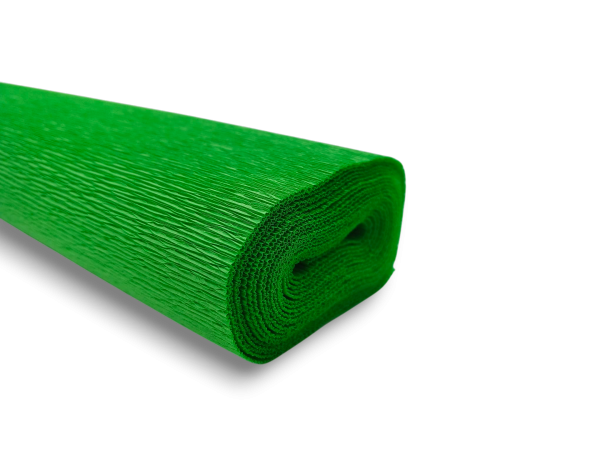 Krepina 180 g/m2 zielona 50x250cm  Cartotecnica Rossi 6307