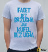 Koszulka Męska Facet bez brzucha to jak...