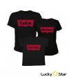 Zestaw koszulek Mama Tata urwis