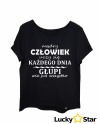 Koszulka Damska Mądry człowiek