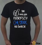 Koszulka Męska Tak wygląda najlepszy chłopak na świecie