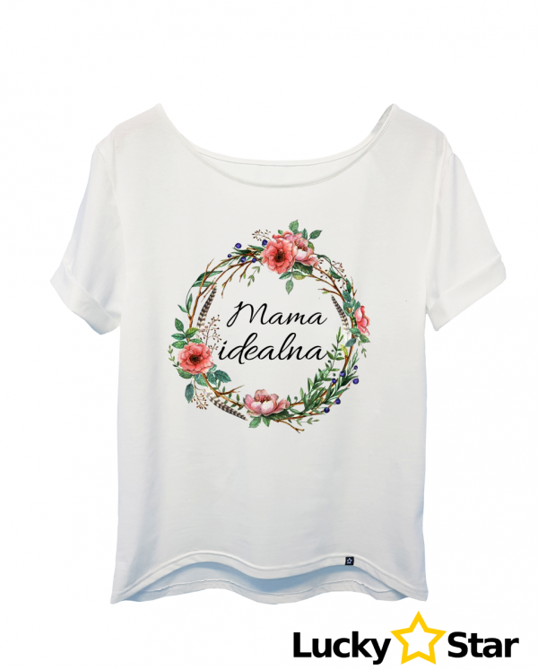 Koszulka damska Mama idealna 