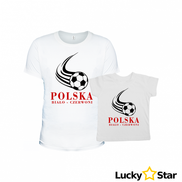 Zestaw koszulek Polska Biało-Czerwoni