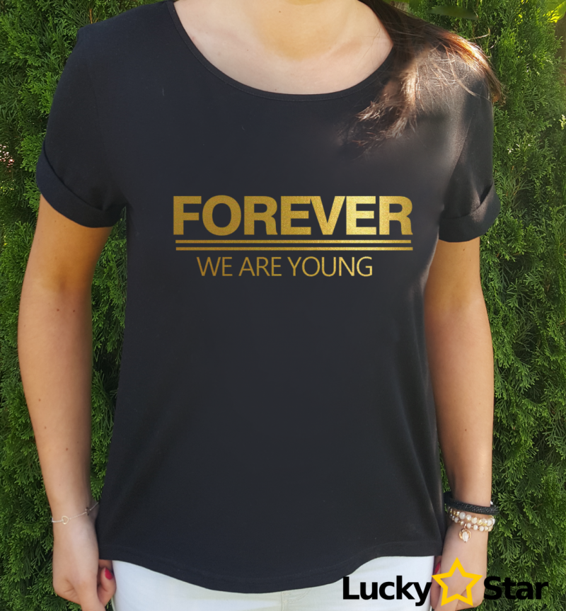 Koszulka Damska oversize FOREVER we are young