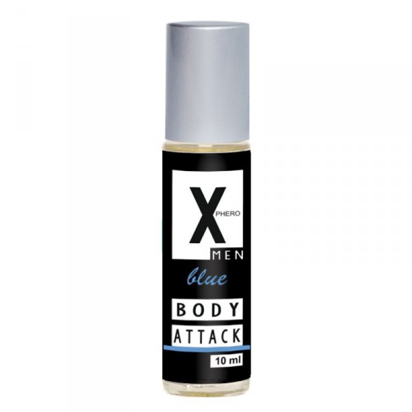 Perfumy X-Phero Body Attack Blue for men, 10 ml