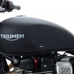 Tankpad Antypoślizgowy 2 Części RG Racing Triumph Street Twin Black 