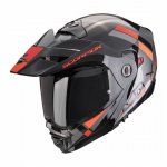 SCORPION KASK SZCZĘKOWY ADX-2 GALANE SILVER-BL-RED 
