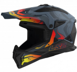 LS2 KASK MX708 FAST II WASH MATT DARK GREY-06 