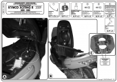 Kappa KR910 Stelaż Centr. Kymco Xciting R300I R500I (09 > 12) 