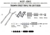 KAPPA STELAŻ KUFRA CENTRALNEGO TRIUMPH STREET TRIP 