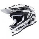 KENNY KASK OFF-ROAD PERFORMANCE BLACK-WHITE 