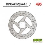 NG495 TARCZA HAMULCOWA YAMAHA YFM 350 WARRIOR '00-'03 (245x58,5x4,5) 