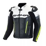 SHIMA KURTKA MOTOCYKLOWA SKÓRA BANDIT JACKET FLUO 