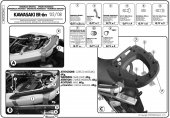 Stelaż centralny Kappa kz445 Kawasaki ER 6n /6f 650 
